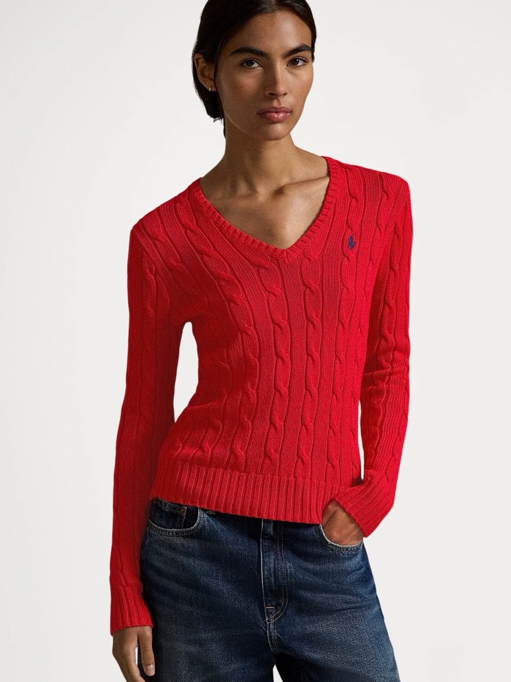 Ralph Lauren cable knit sweater Size small